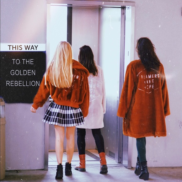 LAST ONE! NEW tan beige faux fur embroidered coat - Picture 11 of 13